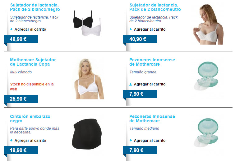 mothercare maternidad