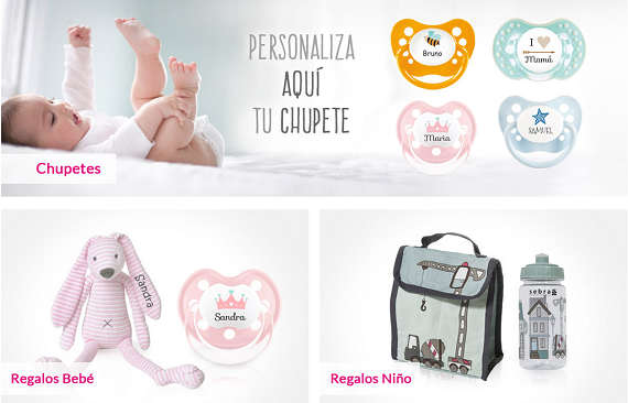 Tutete es la tienda para bebé de artículos personalizados