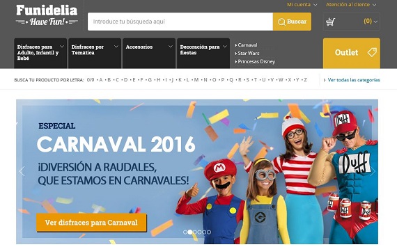 Disfraces de carnaval 2016