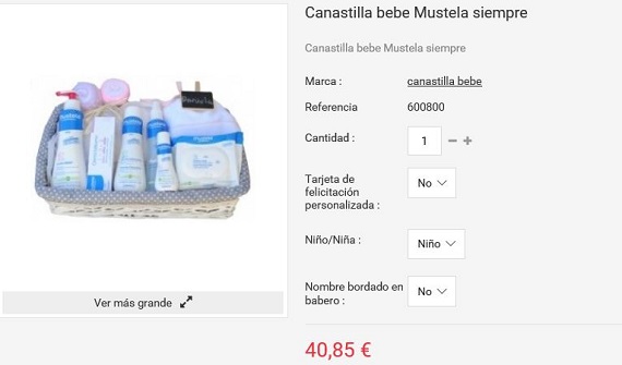 canastillas de bebé de farmacia