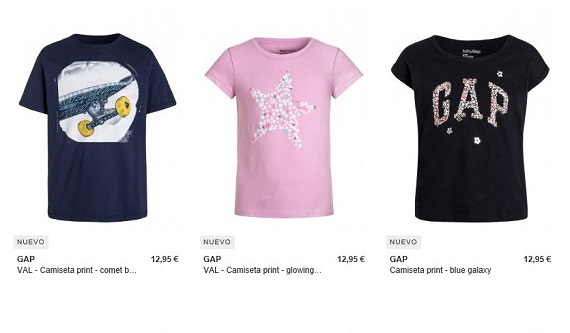 GAP camisetas