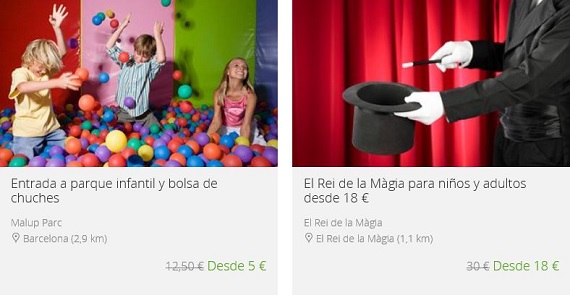 planes de ocio con niños online