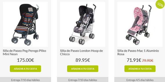 todopapás sillas de paseo