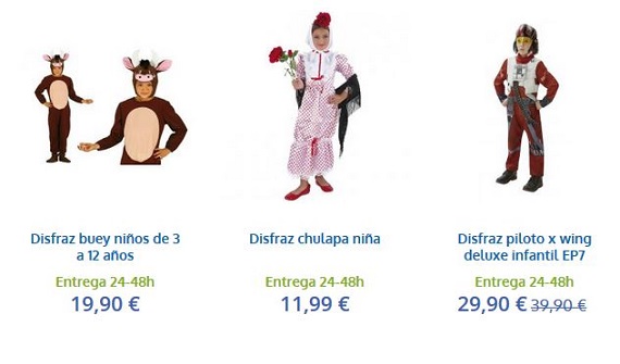 disfraces de carnaval precios