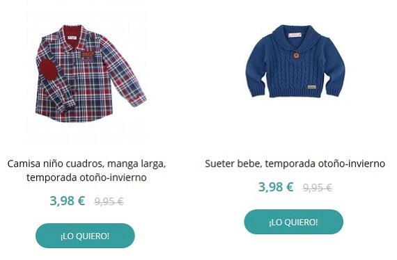 modaminis ropa infantil