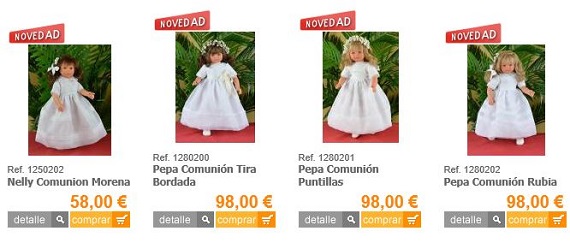 muñecas comunion originales