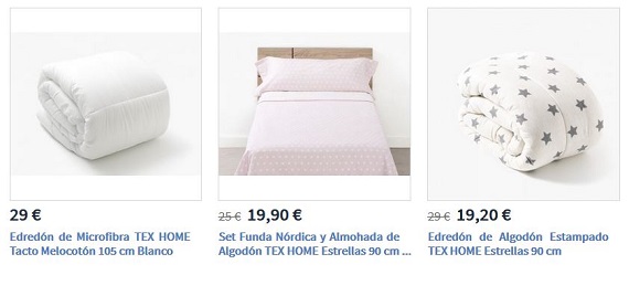 carrefour ropa cama