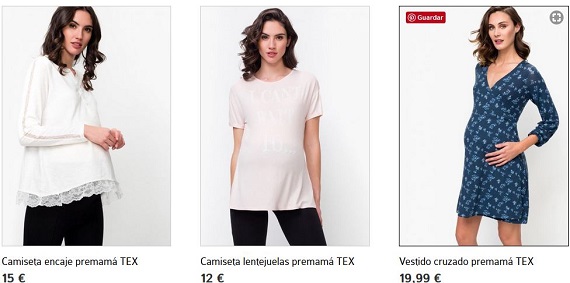 carrefour ropa premamá